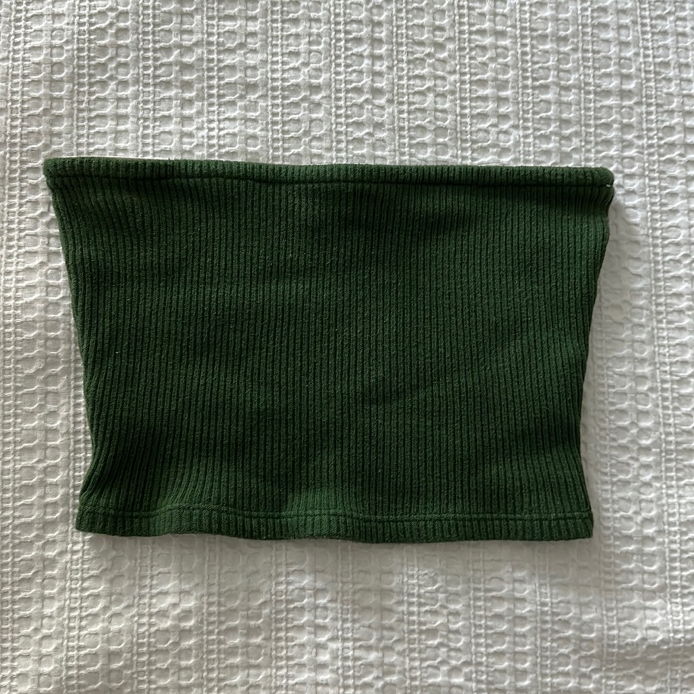 Urban green tube top